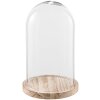 Campana de vidrio Clayre & Eef 6GL2170 - Ø 18x28 cm transparente
