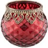 Portacandelitas Clayre & Eef 6GL2219R - Ø 10x10 cm rojo