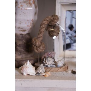 Campana de vidrio Clayre & Eef 6GL2220 - 16x13x20 cm transparente