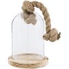 Campana de vidrio Clayre & Eef 6GL2220 - 16x13x20 cm transparente