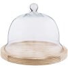 Campana de vidrio Clayre & Eef 6GL2223 - Ø 23x17 cm transparente