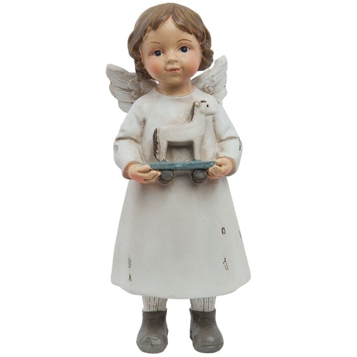 Angel Clayre & Eef 6PR1133 - 6x5x14 cm blanco envejecido
