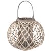 Portacandelitas Clayre & Eef 6RO0383XL - Ø 47x36 cm marrón - gris