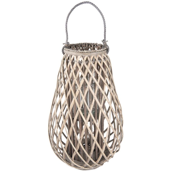 Farol Clayre & Eef 6RO0386L - Ø 38x60 cm marrón - gris