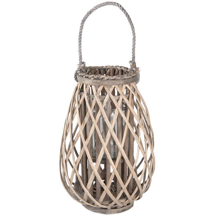 Farol Clayre & Eef 6RO0386M - Ø 27x40 cm marrón - gris