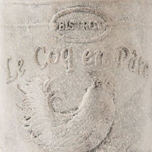 Papelera Clayre & Eef 6Y2369 - 26x30x46 cm blanco...