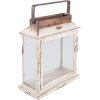 Clayre & Eef 6Y2589S Farol 25x12x30 cm Metal Beige Rectangular