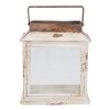 Clayre & Eef 6Y2589S Farol 25x12x30 cm Metal Beige Rectangular