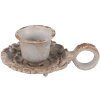 Candelero Clayre & Eef 6Y2594 - 9x6x4 cm gris envejecido