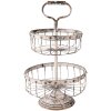 Estantería Clayre & Eef 6Y2643 - Ø 30x50 cm blanco envejecido