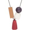 Collar de madera Clayre & Eef JZNL0104 - marrón