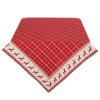 Mantel Clayre & Eef NOC01 - 100x100 cm rojo