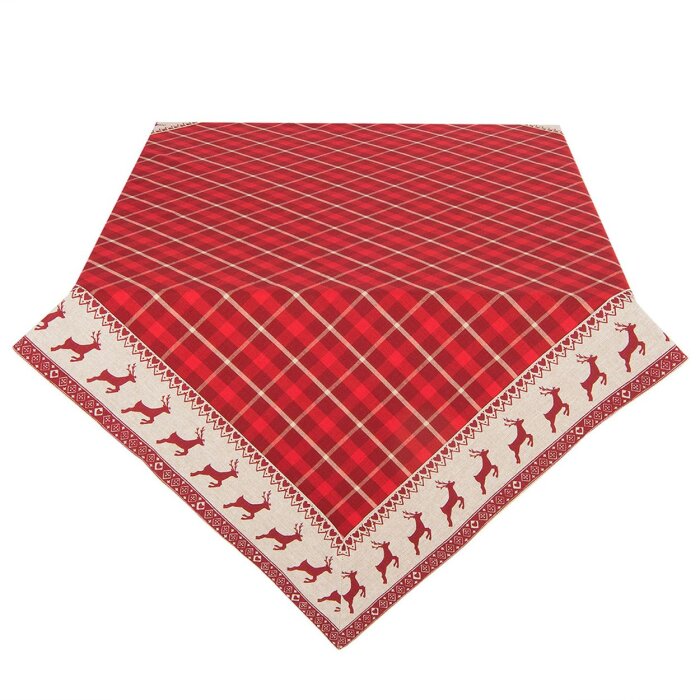 Mantel Clayre & Eef NOC03 - 130x180 cm rojo