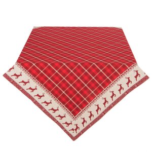 Mantel Clayre & Eef NOC03 - 130x180 cm rojo