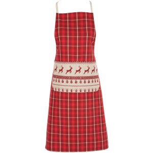Delantal Clayre & Eef NOC41-1 - 70x85 cm rojo