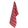 Paño de cocina Clayre & Eef NOC42C-3 - 50x85 cm rojo