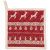 Portamacetas Clayre & Eef NOC45-2 - 20x20 cm rojo