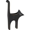 Figura decorativa gato negro, altura 17 cm