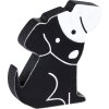 Figura decorativa perro, negra, altura 10 cm
