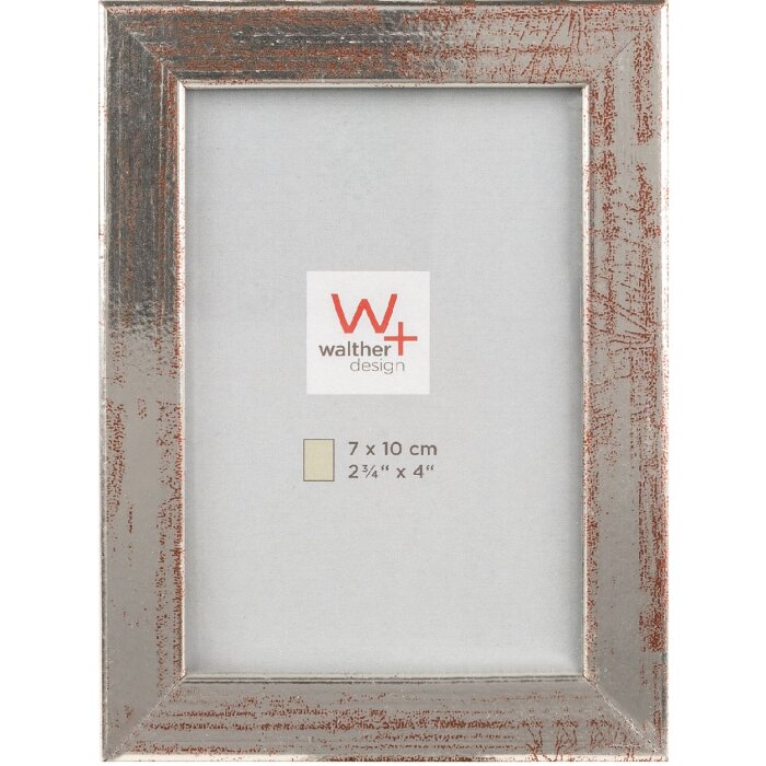 Marco de madera Pimientos 7x10 cm plata