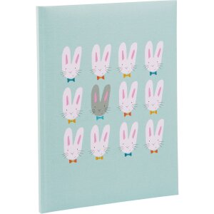 Goldbuch Diario del bebé Simpáticos conejitos azul 21x28 cm 44 páginas ilustradas