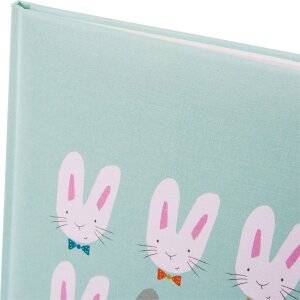 Goldbuch Diario del bebé Simpáticos conejitos azul 21x28 cm 44 páginas ilustradas