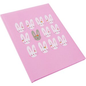 Goldbook Diario del bebé Simpáticos conejitos rosa 21x28 cm 44 páginas ilustradas