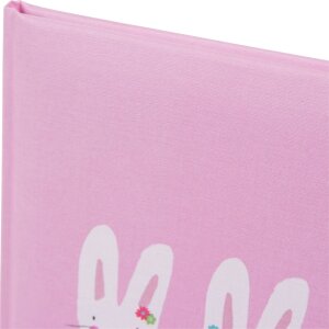 Goldbook Diario del bebé Simpáticos conejitos rosa 21x28 cm 44 páginas ilustradas