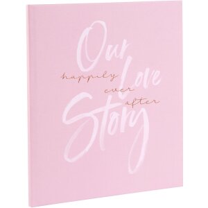 Libro de oro Diario de boda Our Lovestory 23x25 cm 44...