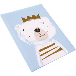 Goldbook Diario del bebé Fortuna azul 21x28 cm 44 páginas ilustradas