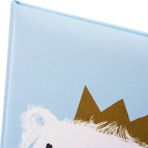 Goldbook Diario del bebé Fortuna azul 21x28 cm 44 páginas ilustradas
