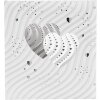 Goldbuch diario de boda Corazones de plata 23x25 cm 44 páginas ilustradas