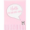Goldbuch diario del bebé Soy nuevo aquí rosa 21x28 cm 44 páginas ilustradas