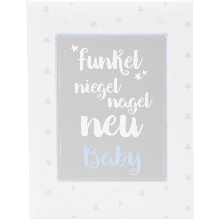 Goldbuch Diario del bebé brillo nunca uñas nuevo azul 21x28 cm 44 páginas