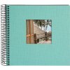 Goldbuch Álbum espiral Bella Vista aqua 20x20 cm 40 páginas negras