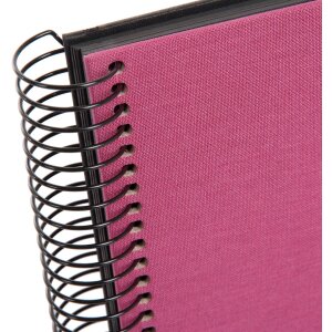 Goldbuch Álbum espiral Bella Vista fucsia 20x20 cm 40 páginas negro