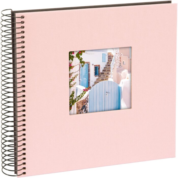 Álbum espiral Goldbuch Bella Vista rosé 20x20 cm 40 páginas negras
