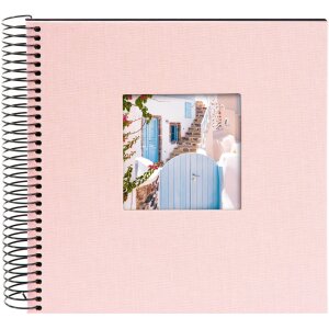 Álbum espiral Goldbuch Bella Vista rosé 20x20 cm 40 páginas negras