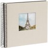 Goldbuch Álbum espiral Bella Vista gris arena 20x20 cm 40 páginas negras