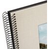 Goldbuch Álbum espiral Bella Vista gris arena 20x20 cm 40 páginas negras