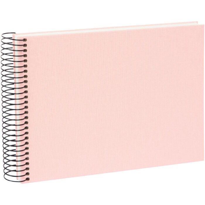 Goldbuch Álbum espiral Bella Vista rosé 24x17 cm 40 páginas blancas