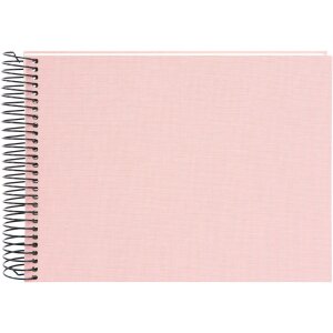 Goldbuch Álbum espiral Bella Vista rosé 24x17 cm 40 páginas blancas