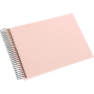 Goldbuch Álbum espiral Bella Vista rosé 24x17 cm 40 páginas blancas