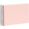Goldbuch Álbum espiral Bella Vista rosé 24x17 cm 40 páginas blancas