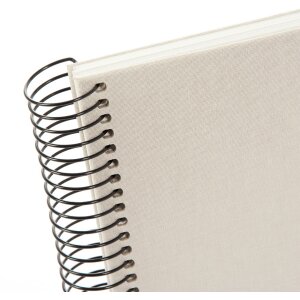 Goldbuch Álbum espiral Bella Vista gris arena 24x17 cm 40 páginas blancas