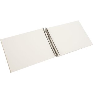 Goldbuch Álbum espiral Bella Vista gris arena 24x17 cm 40 páginas blancas
