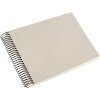 Goldbuch Álbum espiral Bella Vista gris arena 24x17 cm 40 páginas blancas