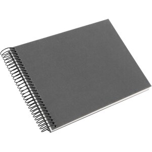 Goldbuch Álbum espiral Bella Vista gris 24x17 cm 40 páginas blancas