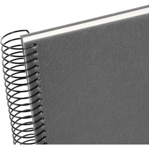 Goldbuch Álbum espiral Bella Vista gris 24x17 cm 40 páginas blancas