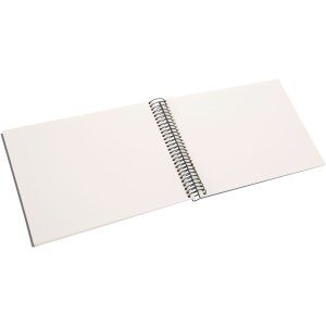 Goldbuch Álbum espiral Bella Vista gris 24x17 cm 40 páginas blancas